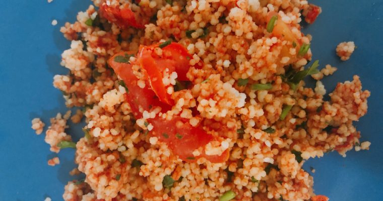 Turkish Kisir (Tomato Couscous Salad Recipe)