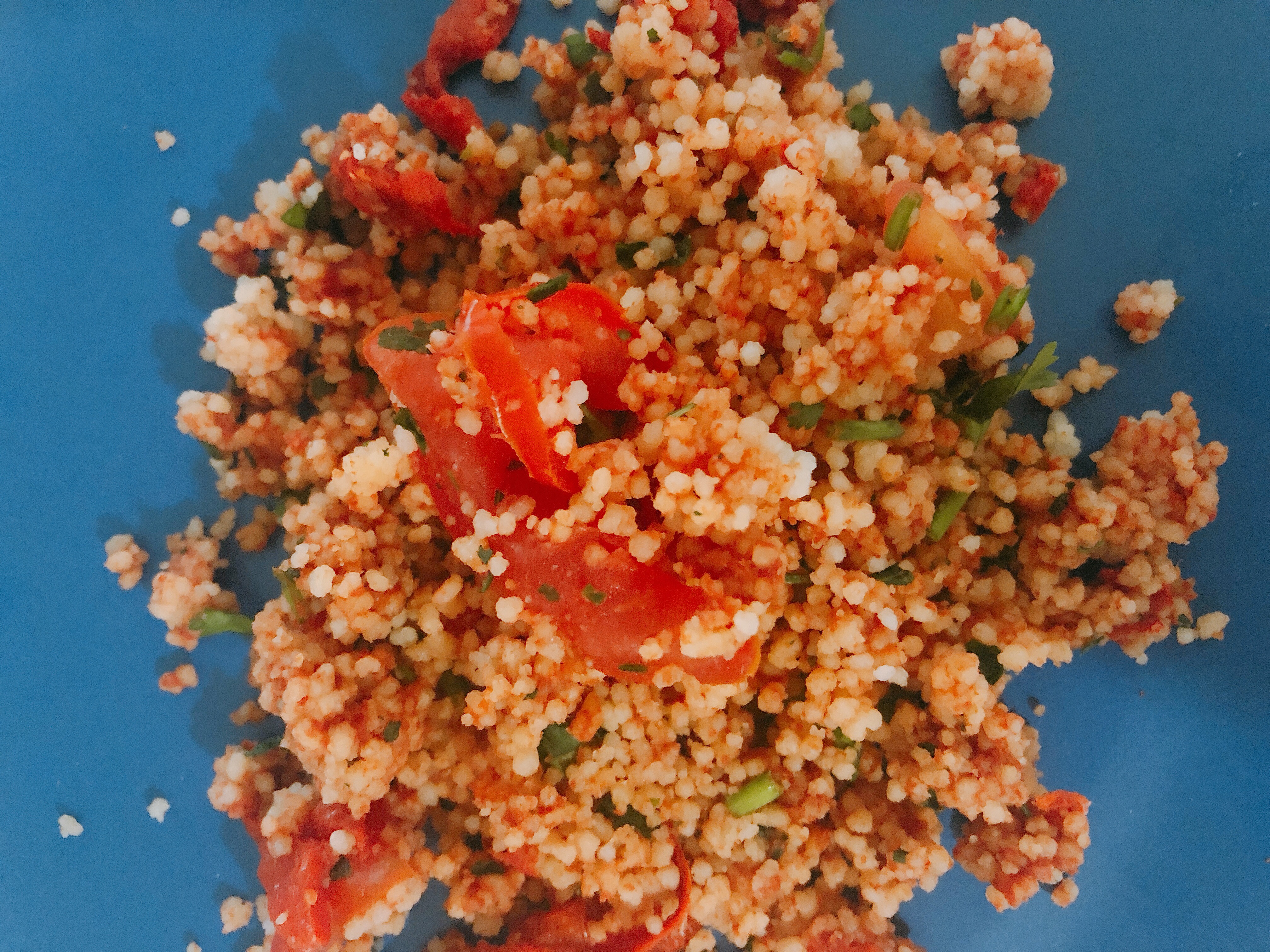 Turkish Kisir (Tomato Couscous Salad Recipe)