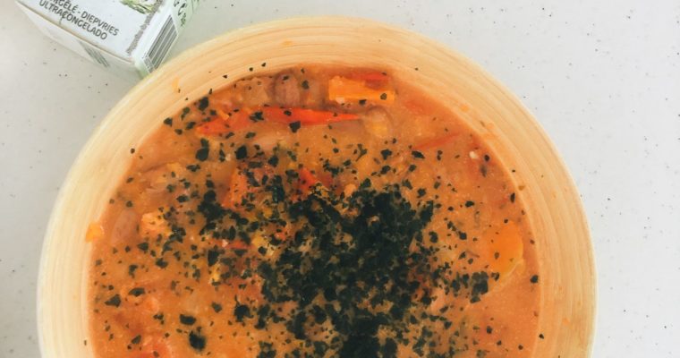 Pumpkin Pinto Bean Soup